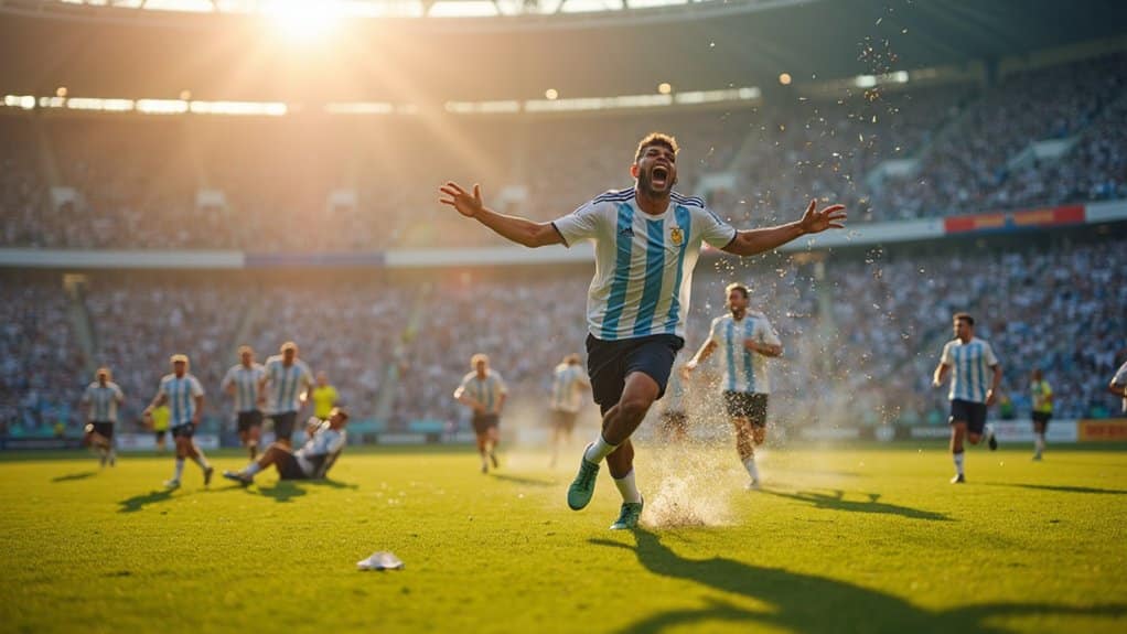 Argentinien besiegt England durch Aufholjagd