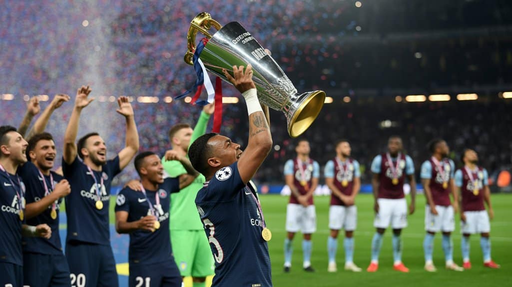PSG-Rand widerstandsfähige Supercup-Verteidigung