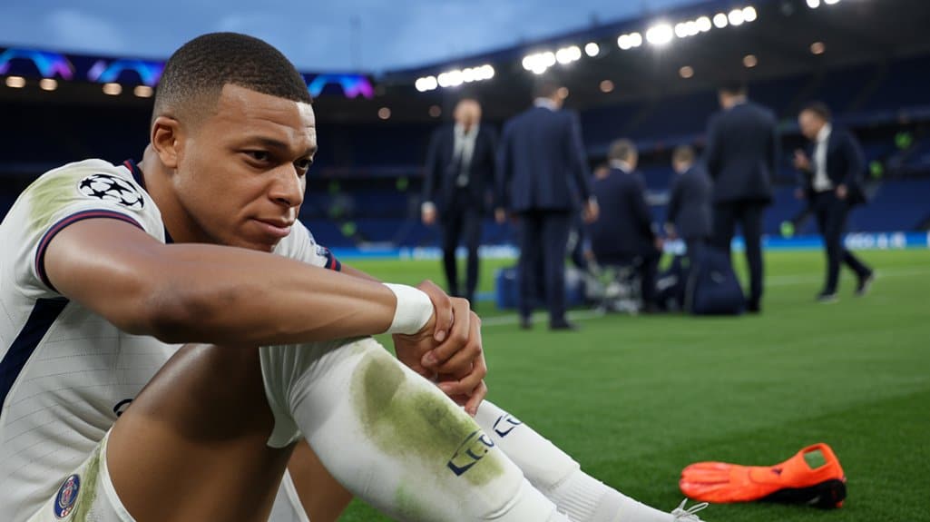 Mbappé Oberschenkelverletzung droht
