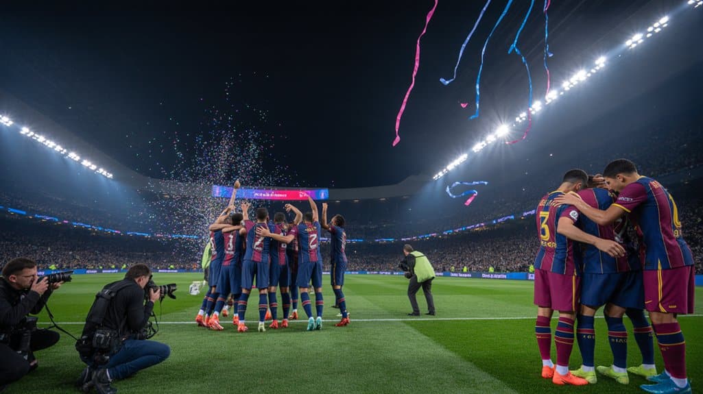 PSG und Barcelona siegreich